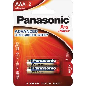 Baterijas, akumulatori un lādētāji - Panasonic Batteries Panasonic Pro Power battery LR03PPG/2B LR03PPG/2BP - ātri pasūtīt no ražotāja