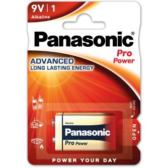 Baterijas, akumulatori un lādētāji - Panasonic Batteries Panasonic Pro Power battery 6LR61PPG/1B 9V 6LF22PPG/1BP - ātri pasūtīt no ražotāja