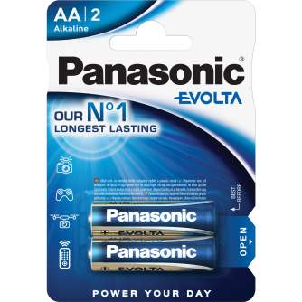 Baterijas, akumulatori un lādētāji - Panasonic Batteries Panasonic Evolta patarei LR6EGE/2B LR6EGE/2BP - ātri pasūtīt no ražotāja