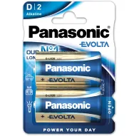 Baterijas, akumulatori un lādētāji - Panasonic Batteries Panasonic Evolta battery LR20EGE/2B LR20EGE/2BP - ātri pasūtīt no ražotājaBaterijas, akumulatori un lādētāji - Panasonic Batteries Panasonic Evolta battery LR20EGE/2B LR20EGE/2BP - ātri pasūtīt no ražotāja
