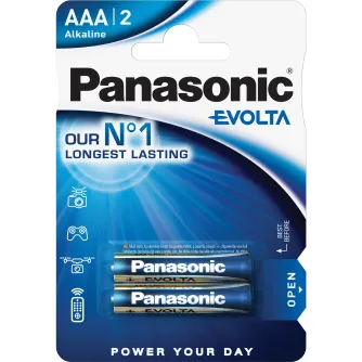 Baterijas, akumulatori un lādētāji - Panasonic Batteries Panasonic Evolta battery LR03EGE/2B LR03EGE/2BP - ātri pasūtīt no ražotāja