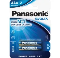 Baterijas, akumulatori un lādētāji - Panasonic Batteries Panasonic Evolta battery LR03EGE/2B LR03EGE/2BP - ātri pasūtīt no ražotājaBaterijas, akumulatori un lādētāji - Panasonic Batteries Panasonic Evolta battery LR03EGE/2B LR03EGE/2BP - ātri pasūtīt no ražotāja
