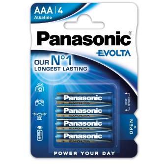 Batteries and chargers - Panasonic Batteries Panasonic Evolta battery LR03EGE/4B LR03EGE/4BP - quick order from manufacturer