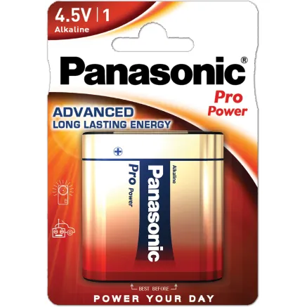 Panasonic Batteries Panasonic Pro Power battery 3LR12PPG/1B 4.5V 3LR12PPG/1BP