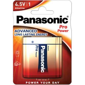 Baterijas, akumulatori un lādētāji - Panasonic Batteries Panasonic Pro Power battery 3LR12PPG/1B 4.5V 3LR12PPG/1BP - ātri pasūtīt no ražotāja