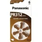 Батарейки и аккумуляторы - Panasonic Batteries Panasonic hearing aid battery PR312L/6DC PR-312L/6LB - быстрый заказ от производи