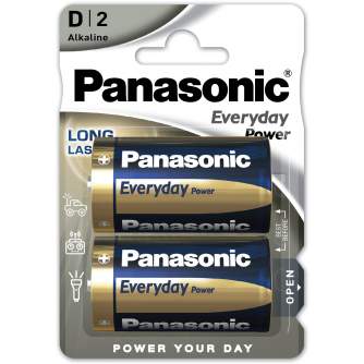 Baterijas, akumulatori un lādētāji - Panasonic Batteries Panasonic Everyday Power patarei LR20EPS/2B LR20EPS/2BP - ātri pasūtīt no ražotāja