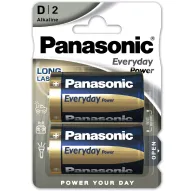 Baterijas, akumulatori un lādētāji - Panasonic Batteries Panasonic Everyday Power baterija LR20EPS/2B LR20EPS/2BP - ātri pasūtīt no ražotājaBaterijas, akumulatori un lādētāji - Panasonic Batteries Panasonic Everyday Power baterija LR20EPS/2B LR20EPS/2BP - ātri pasūtīt no ražotāja