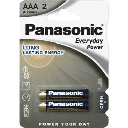 Baterijas, akumulatori un lādētāji - Panasonic Batteries Panasonic Everyday Power baterija LR03EPS/2B LR03EPS/2BP - perc šodien veikalā un ar piegādi
