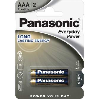 Baterijas, akumulatori un lādētāji - Panasonic Batteries Panasonic Everyday Power baterija LR03EPS/2B LR03EPS/2BP - ātri pasūtīt no ražotāja