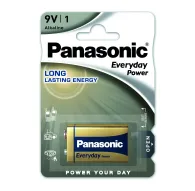 Baterijas, akumulatori un lādētāji - Panasonic Batteries Panasonic Everyday Power baterija 6LR61EPS/1B 9V 6LF22EPS/1BP - ātri pasūtīt no ražotājaBaterijas, akumulatori un lādētāji - Panasonic Batteries Panasonic Everyday Power baterija 6LR61EPS/1B 9V 6LF22EPS/1BP - ātri pasūtīt no ražotāja