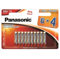 Baterijas, akumulatori un lādētāji - Panasonic Batteries Panasonic Pro Power baterija LR03PPG/10B (6+4 gb.) LR03PPG/10BW 6+4F - ātri pasūtīt no ražotājaBaterijas, akumulatori un lādētāji - Panasonic Batteries Panasonic Pro Power baterija LR03PPG/10B (6+4 gb.) LR03PPG/10BW 6+4F - ātri pasūtīt no ražotāja