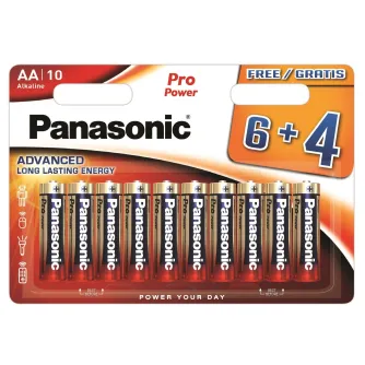Discontinued - Panasonic Batteries Panasonic Pro Power battery LR6PPG/10B (6+4pcs) LR6PPG/10BW 6+4F