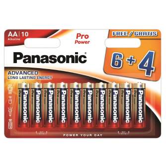 Batteries and chargers - Panasonic Batteries Panasonic Pro Power battery LR6PPG/10B (6+4pcs) LR6PPG/10BW 6+4F - quick order from manufacturer