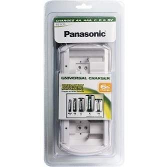 Батарейки и аккумуляторы - Panasonic Batteries Panasonic battery charger BQ-CC15 universal BQ-CC15E/1B - быстрый заказ от произв