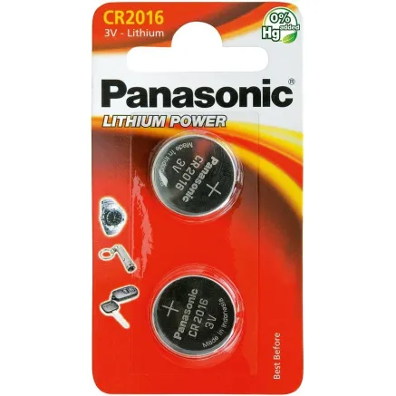 Panasonic Batteries Panasonic baterija CR2016/2B CR-2016L/2BP