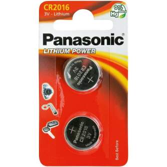 Baterijas, akumulatori un lādētāji - Panasonic Batteries Panasonic baterija CR2016/2B CR-2016L/2BP - ātri pasūtīt no ražotāja