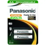 Батарейки и аккумуляторы - Panasonic Batteries Panasonic Evolta аккумуляторные батарейки AA 2450mAh P-6E/2B HHR-3XXE/2BC - быстрый заказ от производителяБатарейки и аккумуляторы - Panasonic Batteries Panasonic Evolta аккумуляторные батарейки AA 2450mAh P-6E/2B HHR-3XXE/2BC - быстрый заказ от производителя