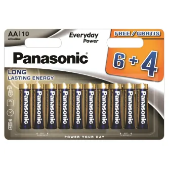 Discontinued - Panasonic Batteries Panasonic Everyday Power battery LR6EPS/10BW (6+4) LR6EPS/10BW 6+4F
