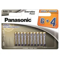Baterijas, akumulatori un lādētāji - Panasonic Batteries Panasonic Everyday Power baterija LR03EPS/10BW (6+4) LR03EPS/10BW 6+4F - ātri pasūtīt no ražotājaBaterijas, akumulatori un lādētāji - Panasonic Batteries Panasonic Everyday Power baterija LR03EPS/10BW (6+4) LR03EPS/10BW 6+4F - ātri pasūtīt no ražotāja
