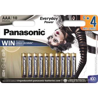 Батарейки и аккумуляторы - Panasonic Batteries Panasonic Everyday Power battery LR03EPS/10BW (6+4) LR03EPS/10BW 6+4F - быстрый з