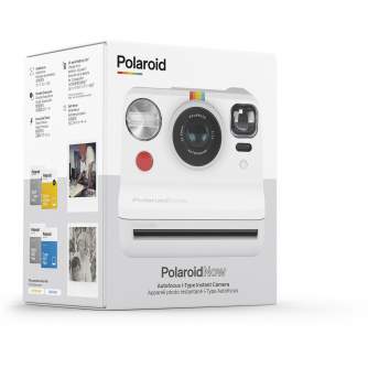 Instant Cameras - Polaroid Now, white 9027 - buy today in store and with delivery