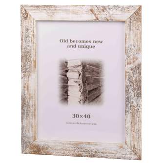 Photo Frames - Photo frame Bad Disain 30x40 5cm, white - quick order from manufacturer
