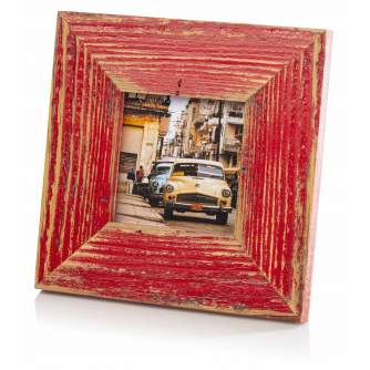 Photo Frames - Photo frame Bad Disain 10x10 5cm, red - quick order from manufacturer