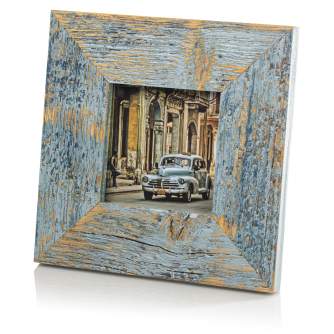 Photo Frames - Photo frame Bad Disain 10x10 5cm, blue - quick order from manufacturer