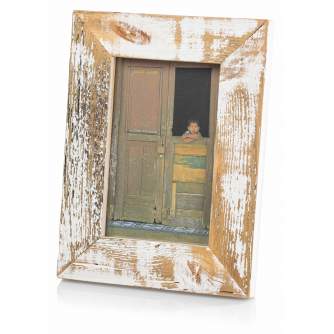 Photo Frames - Photo frame Bad Disain 10x15 3,5cm, white - quick order from manufacturer