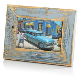 Photo Frames - Photo frame Bad Disain 10x15 3,5cm, blue - quick order from manufacturer