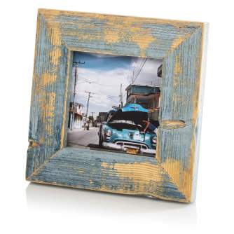 Photo Frames - Photo frame Bad Disain 10x10 3.5cm, blue - quick order from manufacturer