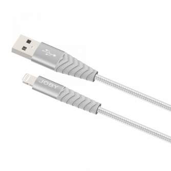 Кабели - Joby cable Lightning - USB 1,2m, silver JB01814-BWW - быстрый заказ от производителя