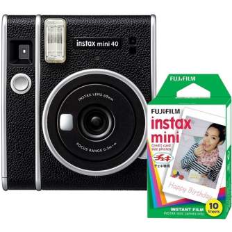 Фотоаппараты моментальной печати - Fujifilm Instax Mini 40 + пленка 70100150076 - быстрый заказ от производителя
