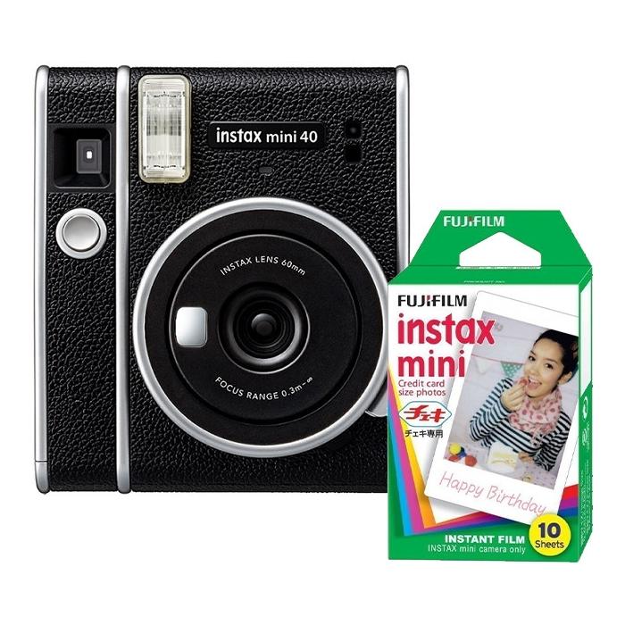 Momentfoto kamera - Fujifilm Instax Mini 40 + film 70100150076 - perc šodien veikalā un ar piegādi