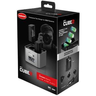 Chargers for Camera Batteries - HÄHNEL PROCUBE 2 TWIN CHARGER CANON - buy today in store and with delivery