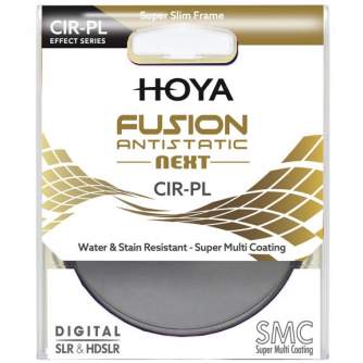 CPL polarizācijas filtri - Hoya Filters Hoya filter circular polarizer Fusion Antistatic Next 55mm - ātri pasūtīt no ražotāja