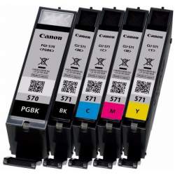 Принтеры и принадлежности - Canon ink PGI-570/CLI-571 PGBK/C/M/Y/BK 5pcs, black/color 0372C004 - быстрый заказ от производителя