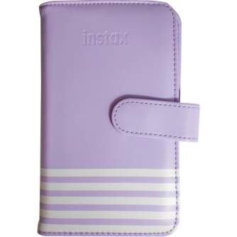 Photo Albums - Fujifilm Instax album Striped 108, lilac - quick order from manufacturer
