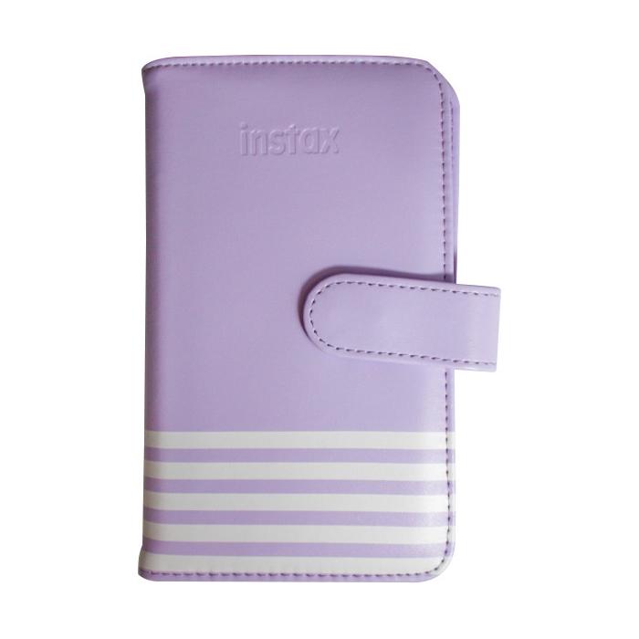 Photo Albums - Fujifilm Instax album Striped 108, lilac - quick order from manufacturer