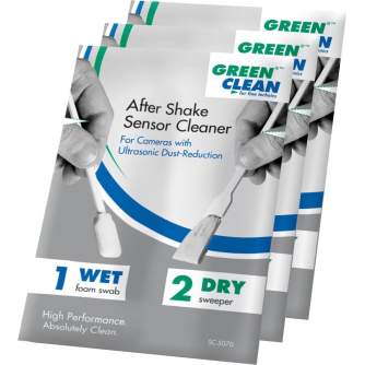 Foto kameras tīrīšana - Green Clean sensora tīrīšanas komplekts After Shake Wet & Dry (SC-5070-3) SC-5070-3 - ātri pasūtīt no ražotāja