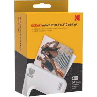 Картриджи для инстакамер - Kodak ink cartridge + photo paper 3x3" 30 sheets ICRG-330 - быстрый заказ от производителя
