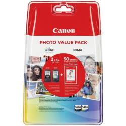 Принтеры и принадлежности - Canon чернила + фотобумага PG540XL/CL541XL Value Pack, черный/цветной 5222B013 - быстрый заказ от производителя