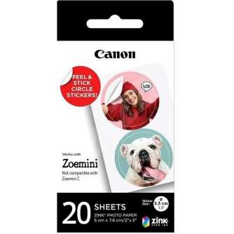 Canon photo paper Zink Circle 20 sheets (ZP-2030-2C-20) 4967C003