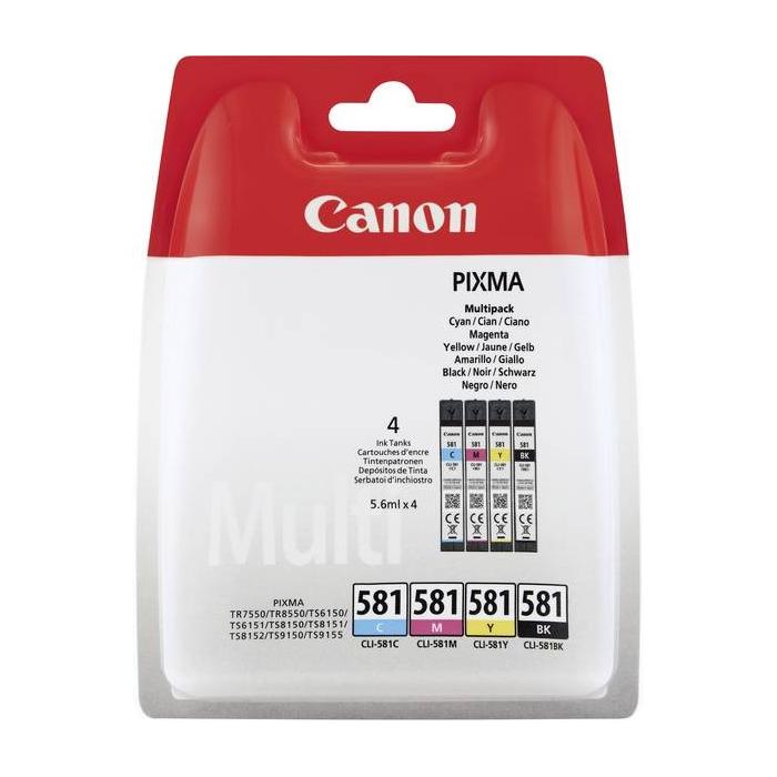 Printers and accessories - Canon ink CLI-581 Multipack C/M/Y/BK 2103C004 - quick order from manufacturer