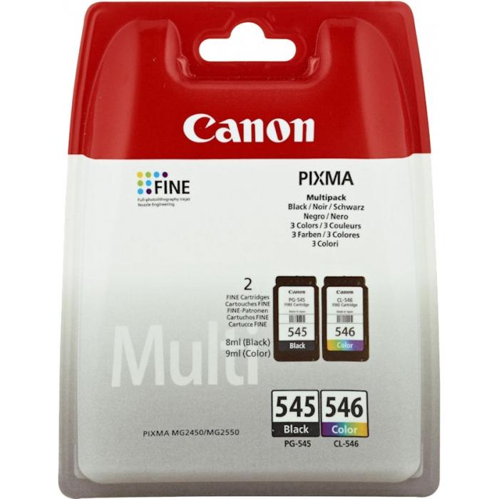 Printeri un piederumi - Canon ink cartridge PG-545/CL-546 Multipack, black/color 8287B005 - ātri pasūtīt no ražotāja