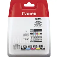 Printera kārtridži - Canon tintes kasetne PGI-580/CLI-581 Multipack, melna/krāsaina 2078C005 - ātri pasūtīt no ražotājaPrintera kārtridži - Canon tintes kasetne PGI-580/CLI-581 Multipack, melna/krāsaina 2078C005 - ātri pasūtīt no ražotāja