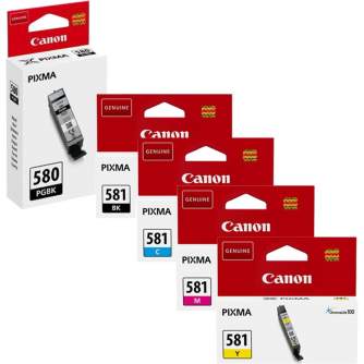 Printeri un piederumi - Canon tintes kasetne PGI-580/CLI-581 Multipack, melna/krāsaina 2078C005 - ātri pasūtīt no ražotāja