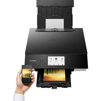 Printeri un piederumi - Canon inkjet printer PIXMA TS8350, black 3775C006 - ātri pasūtīt no ražotāja