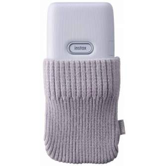 Bags for Instant cameras - Fujifilm Instax Mini Link Sock Case, white 16645010 - quick order from manufacturer